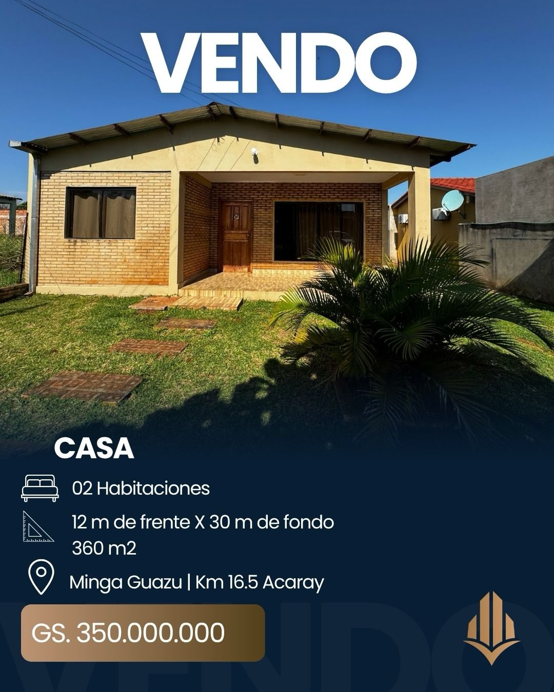 Casa à venda em Minga Guazú